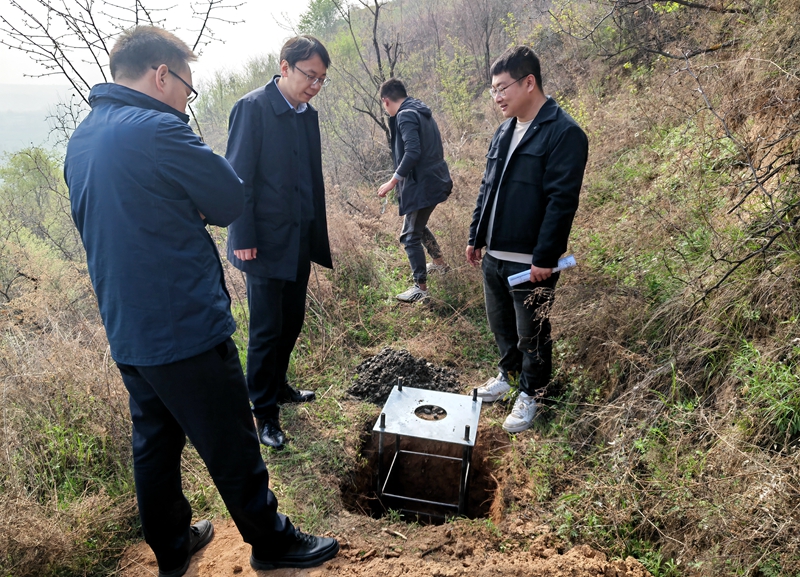 我公司承擔的咸陽市四縣（市）2022年地質災害普適性監測預警項目監測設備順利上線